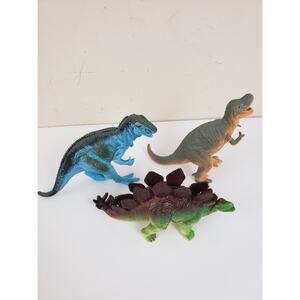 Dinosaurs Dolgen Dinos Allosaurus Stegosaurus Tyrannosaurus Allosaurus Lot 3